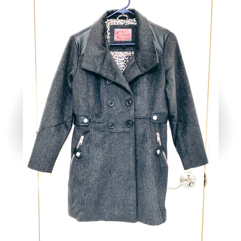 Celsius Wool Coat, Size XL Girls size 16